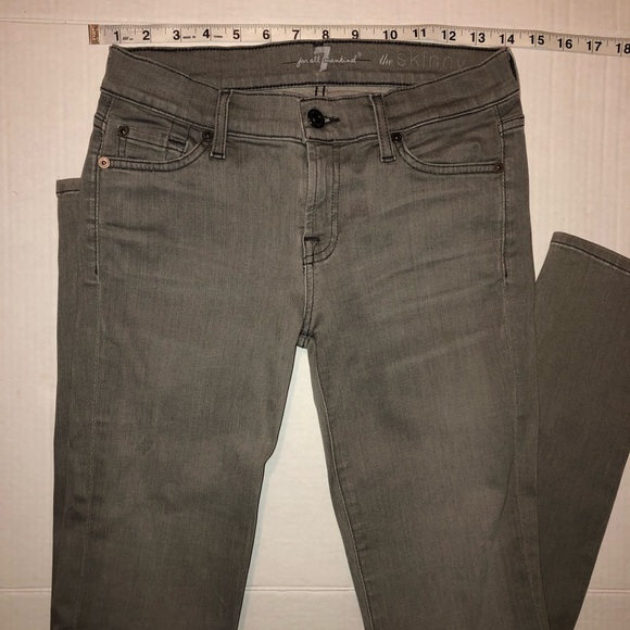 7 For all man kind the skinny jeans size 26 - Picture 4 of 11
